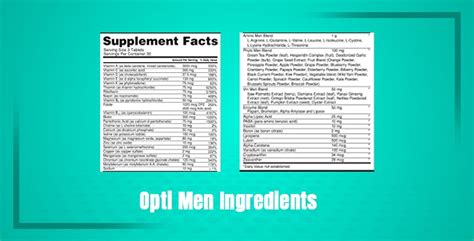 Opti Men Review - Pros, Cons & Price Of This Multivitamin Supplement