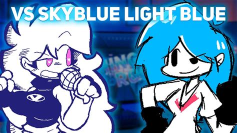 Friday Night Funkin' VS SkyBlue Light Blue (FNF Mod) | FNF SkyBlue VS ...