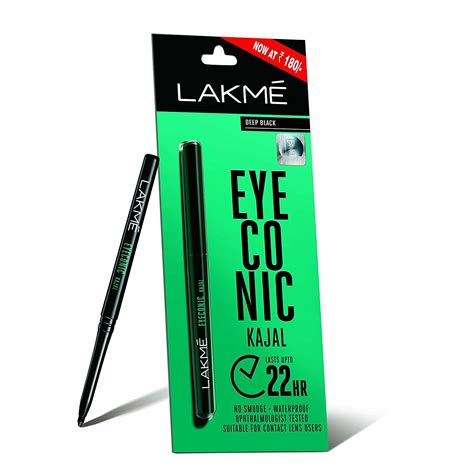 Lakme Eyeconic Kajal, Black | Lakme eyeconic kajal, Buy cosmetics, Beauty products online