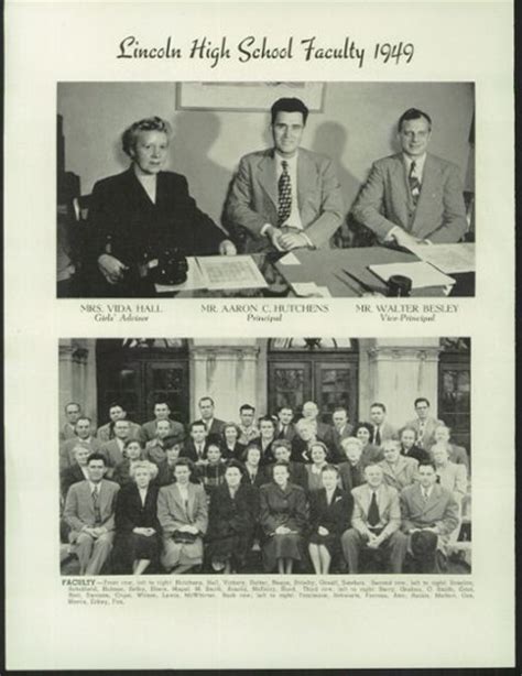 Explore 1949 (Jun) Lincoln High School Yearbook, Des Moines IA - Classmates