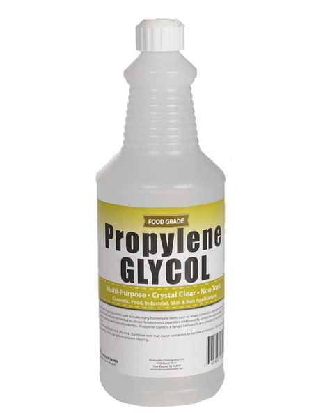 propylène glycol – USP Certifié casher de qualité alimentaire – 1 quart ...