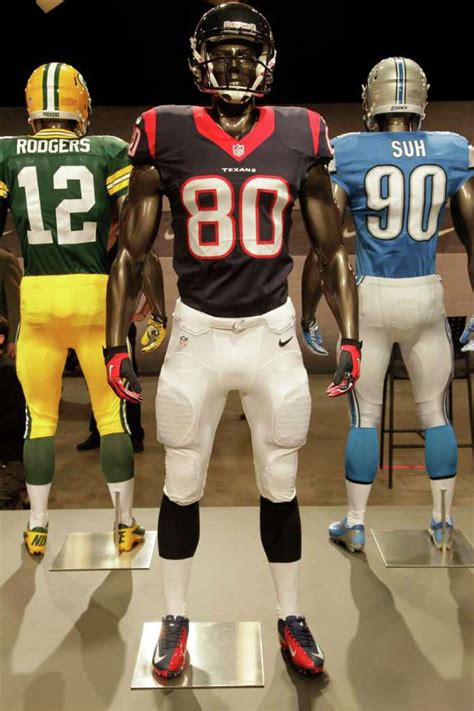 New Nike uniforms offer sleeker feel for Texans, NFL