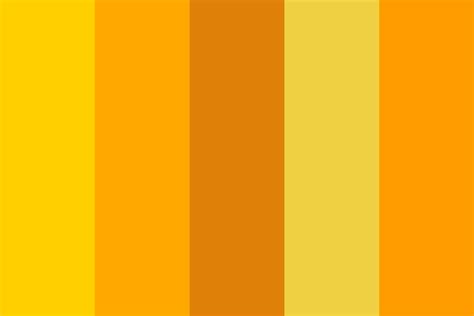 Shades of Orange Color Palette