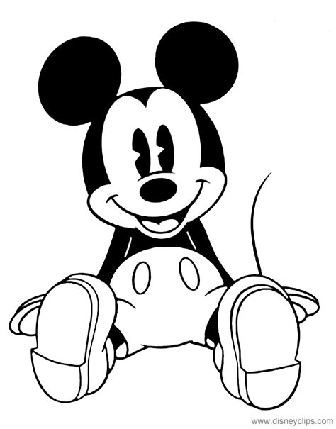 Coloring Pages Disney Mickey Mouse - 50+ SVG Design FIle