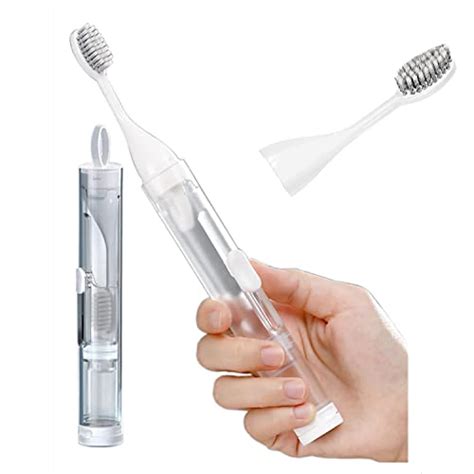 Take Your Oral Hygiene on the Go with a Travel Toothbrush with Built-In Toothpaste