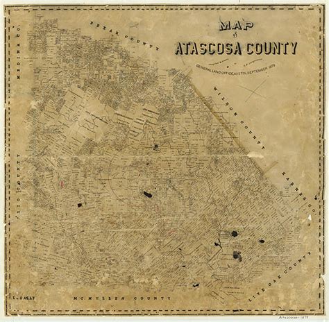 Map of Atascosa County – Legacy of Texas