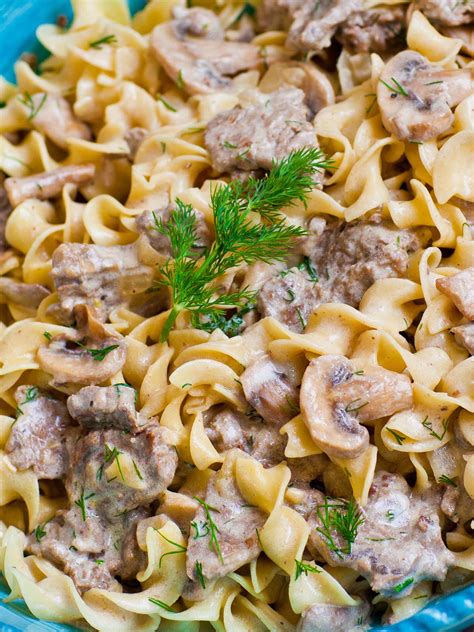 Quick & Easy Beef Stroganoff Recipe (video) - Tatyanas Everyday Food