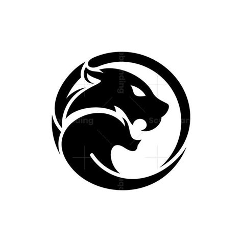 #design #logo #panther #animal #circle Black Panther Drawing, Lion Art Tattoo, Panther Logo ...