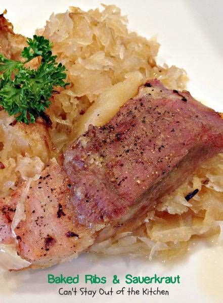 Baked Ribs and Sauerkraut | Baked ribs, Baked pork ribs, Saurkraut recipes