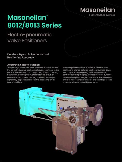 (PDF) Masoneilan 8012/8013 Series - Baker Hughes · Masoneilan™ 8012/8013 Series Electro ...