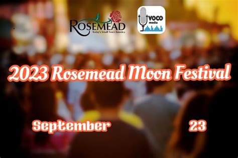 2023 Rosemead Moon Festival in Rosemead at Rosemead City Hall