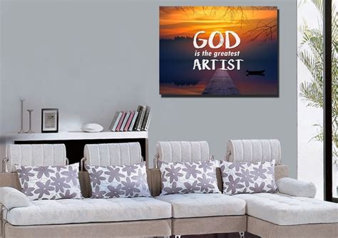 God is the Greatest Artist Wall Art Canvas Print – Christian Walls