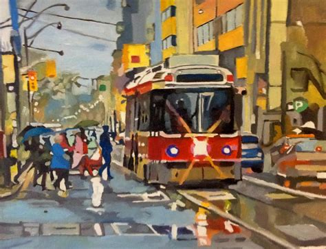 Toronto Streetcar Painting | Painting, Painter, Oil on canvas