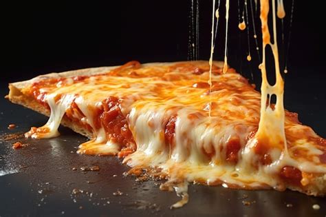 Premium AI Image | Quard Cheese Burst Pizza Melted