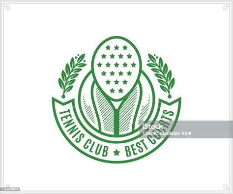 Vector Tennis Club Logo Stock Illustration - Download Image Now ...