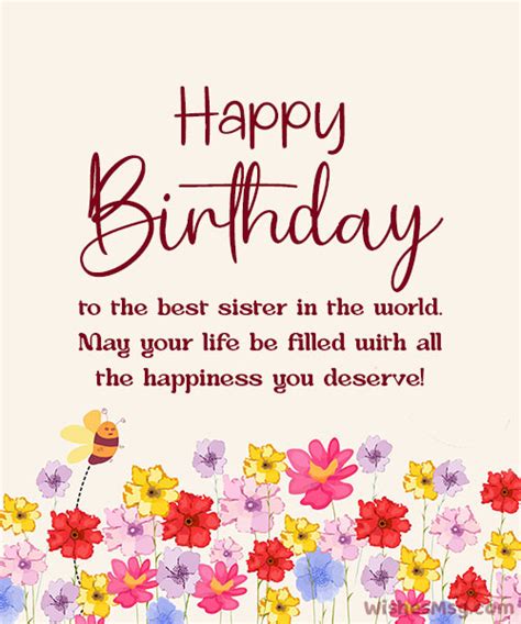 Free Happy Birthday Wishes for Sister: Make Her Day Special with these Heartfelt Messages!