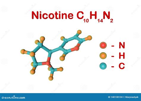 Nicotine Molecule Isolated On White Stock Photo | CartoonDealer.com #46591548