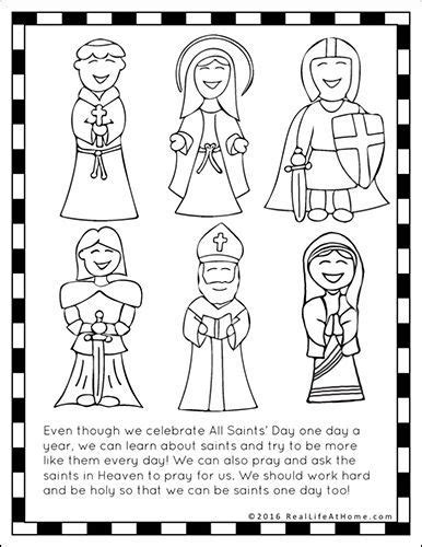 Saints Printables and Worksheet Packet (All Saints' Day Printables) | Saints, Catholic kids and ...