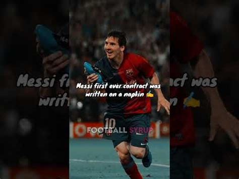 Messi First Contract - YouTube