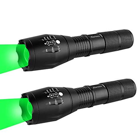 Green Hunting Flashlight Green LED Flashlight Green Handheld Light ...