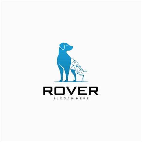 Premium Vector | Rover dog logo