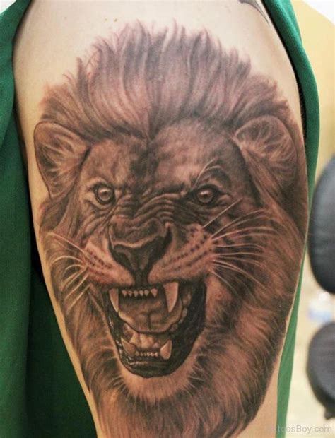 Angry Lion Tattoo Design - Tattoos Designs