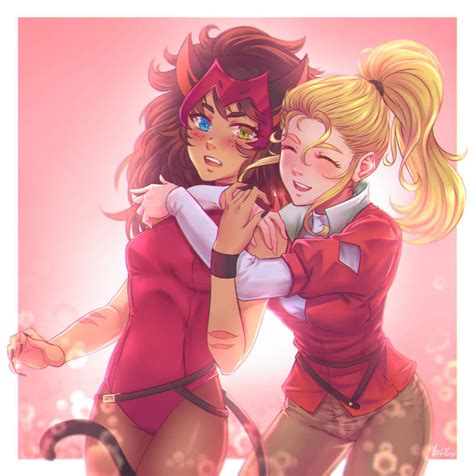 Catra and She-ra by LeoFoxArt on DeviantArt