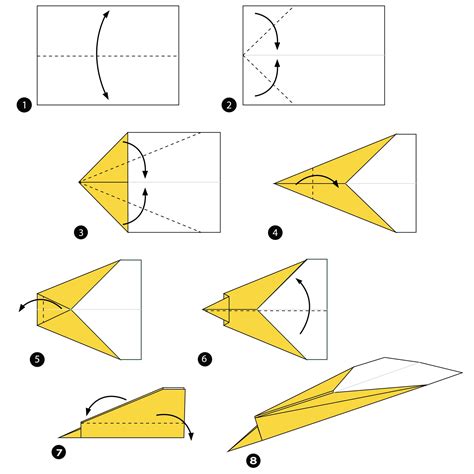 Cómo hacer un avión de papel que vuele mucho tiempo + 10 plantillas