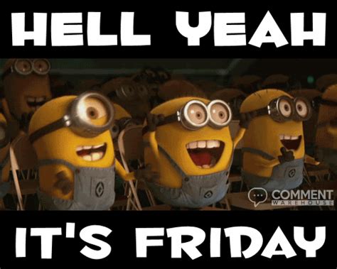Its Finally Friday Gif Minion, Minion Humour, Happy Minions, Minion Rush, Minions Fans, Minions ...