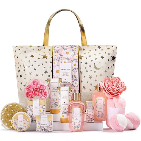 Spa Body Care Set for Women, Daisy Dreams Bath Gift Basket, 15 Pcs - Walmart.com - Walmart.com