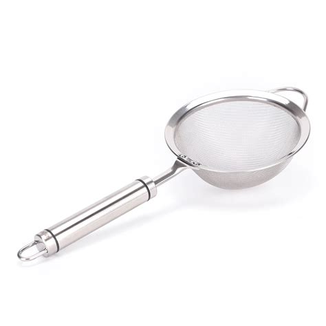 Cooking Round Net Stainless Steel Colander Spoon Hot Pot Strainer Impurities Oil Filter Mesh ...