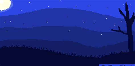 Starry night | Pixel Art Maker