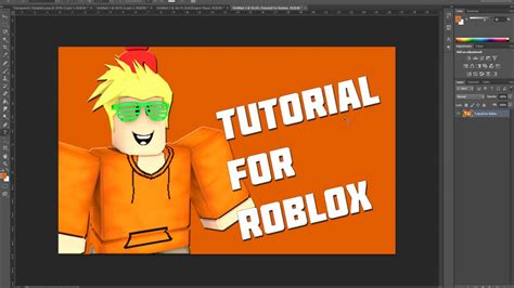 How to make a roblox thumbnail PART #2!! - YouTube