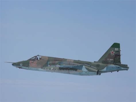 Japanese military jet intercepts Russian Su-25 Frogfoot attack aircraft