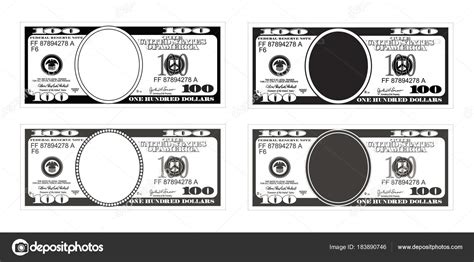 Dollar Bill Vector Black And White