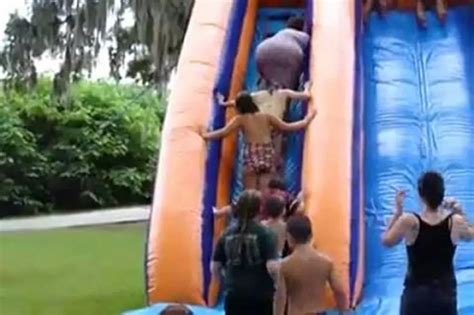 Woman’s Water Slide ‘Fail’ Ends Hilariously