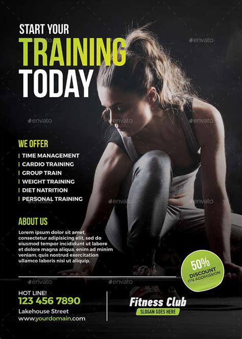 Personal Trainer Flyer Template - Word