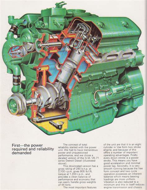 Detroit Diesel engine | G.M.V8-71 series downrated to 290bhp… | Flickr