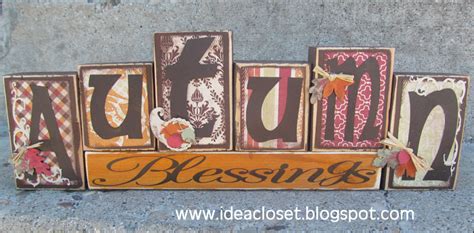 Autumn Blessings | Idea Closet