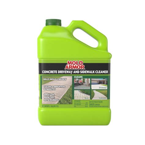 MOLD ARMOR Concrete Sidewalk & Driveway Cleaner, 1 Gallon - Mold Armor