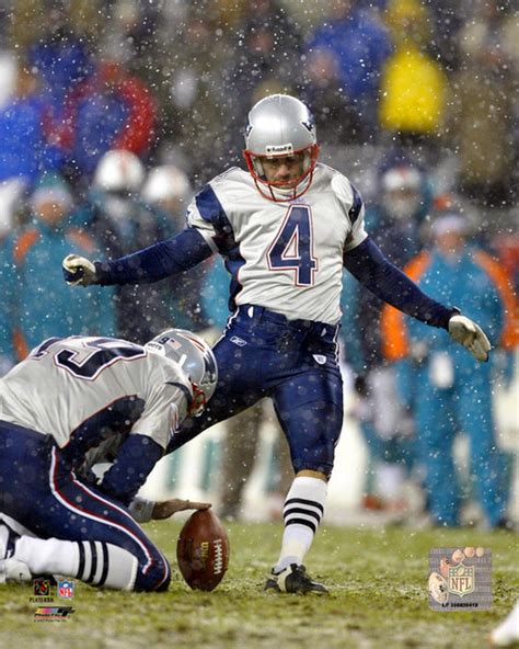 Adam Vinatieri New England Patriots Photo (Aagf021)