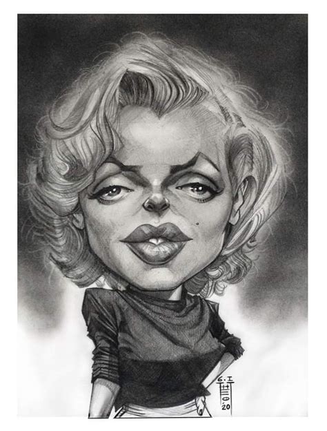 Marilyn Monroe #caricature #marilynmonroe #marilyn | Caricature, Celebrity funny faces ...