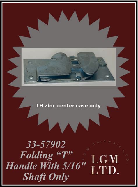 Folding “T” Handle With 5/16″ Shaft Only – LGM Hardware Ltd.