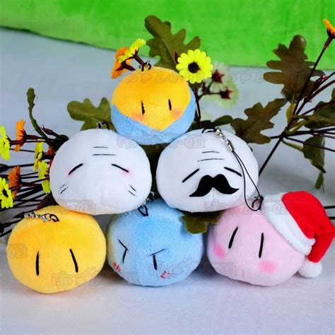 6 Pcs 1 SET Clannad Dango Family Plush Handmade Stuffed Plush Doll Pendant Keychain-in Movies ...