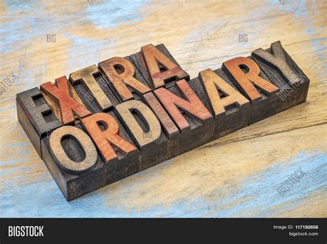 Extraordinary Word Image & Photo (Free Trial) | Bigstock