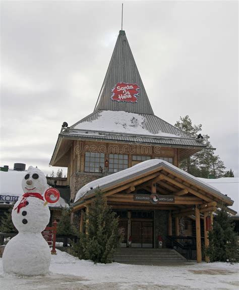 Santa Claus Office in Rovaniemi, Finland Stock Photo - Image of finnish ...