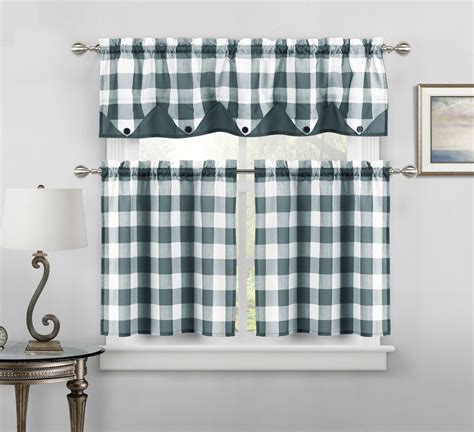 Blue Kitchen Curtains And Valances - Kitchen Ideas