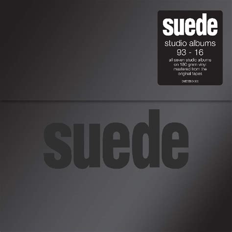 Suede - Studio Albums 1993 - 2016 | Upcoming Vinyl (November 16, 2018)