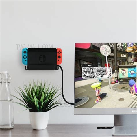 Wholesale Floating Wall Shelf Wall Mount Acrylic Holder for Nintendo Switch Dock - Black from ...