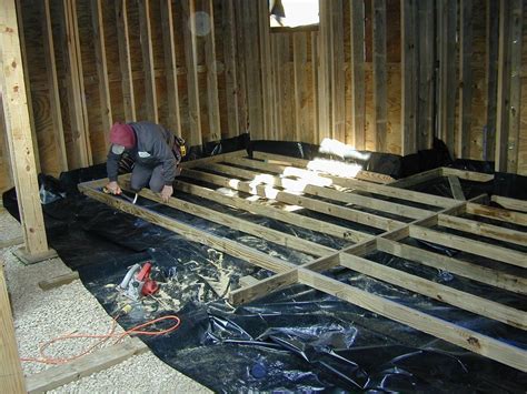 Wood Foundation Basement Construction Tile Basement Floor, Basement Subfloor, Best Flooring For ...